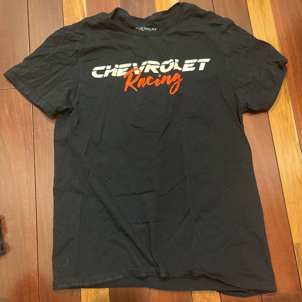 Racing Men's Black Graphic Tee